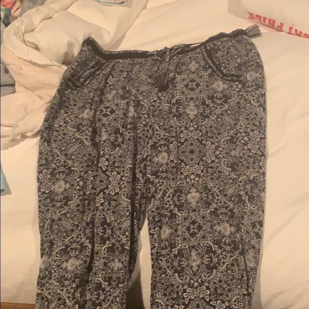 cute jogger looking pants with tassels